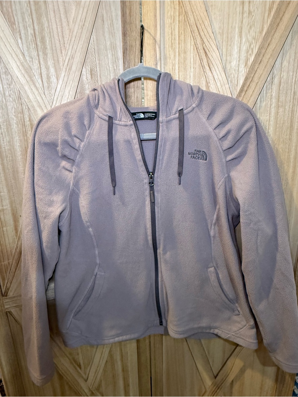 The North Face Mauve Fleece Full-Zip Hoodie
